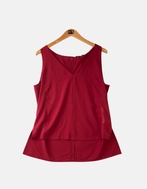 Tank maroon FM
